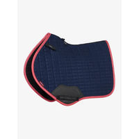 Produktbild von LeMieux Springschabracke Suede Close Contact Square Velours Blau S/M