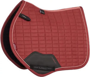 LeMieux Springschabracke Suede Close in Rot Größe L – Bild 1 von 1