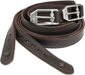 Produktbild von LeMieux Steigbügelriemen aus Leder in Braun