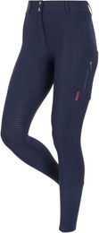 LeMieux Stormwear Reithose Damen mit Halbbesatz navy Größe 34 – Bild 1 von 1