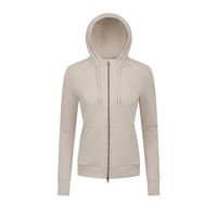 Produktbild von LeMieux Tabi Tech Kapuzenpullover mit durchgehendem Reißverschluss Steingrau Größe 39