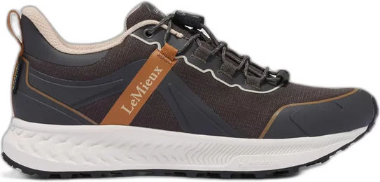 Produktbild von LeMieux Trax Sneakers waterproof für Damen in Schwarz und Grau mit Gummisohle