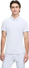 Produktbild von LeMieux Turnier-Poloshirt für Herren in Weiß Größe L