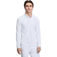 Produktbild von LeMieux Turnier-Poloshirt Reitshirt für Herren in Weiß Größe M