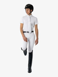 Produktbild von LeMieux Turnierhose Mid Grip Reithose für Herren in Weiß Größe XL