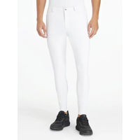 Produktbild von LeMieux Turnierhose Reiten Mid Grip für Herren in Weiß Größe L
