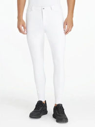Produktbild von LeMieux Turnierhose Reiten Mid Grip für Herren in Weiß Größe M