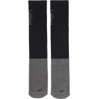 Produktbild von LeMieux Turnierstrümpfe Doppelpack Unisex aus Baumwolle Schwarz Grau Größe M