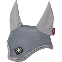Produktbild von LeMieux Ultra Mesh Fliegenhaube für Pferde in Grau mit Lycra-Ohren Größe L