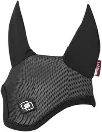 LeMieux Ultra Mesh Fliegenhaube für Pferde in Schwarz mit Lycra-Ohren Größe L – Bild 1 von 5