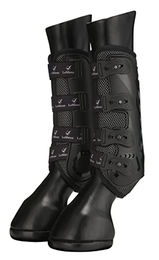 LeMieux Ultramesh Snug Boots Gamaschen für Hinterbeine Schwarz Größe M – Bild 1 von 9