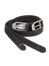 LeMieux Vector Leder Steigbügelriemen Schwarz 145cm – Bild 1 von 4