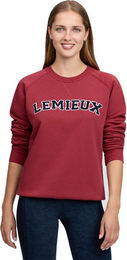 LeMieux Vida Varsity Sweatshirt Damen mit Rundhalsausschnitt russet Größe 36 – Bild 1 von 1