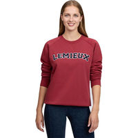 Produktbild von LeMieux Vida Varsity Sweatshirt Damen mit Rundhalsausschnitt russet Größe 40