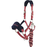 Produktbild von LeMieux Vogue Halfter und Longiergurt Set für Ponys in Rot