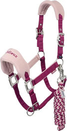 LeMieux Vogue Longe und Halfter für Pferde aus Fleece in Lila oder Rosa – Bild 1 von 1