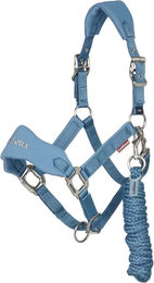 LeMieux Vogue Pferdehalfter aus Nylon in Blau für Vollblut – Bild 1 von 1