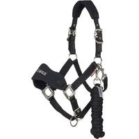 Produktbild von LeMieux Vogue Pferdehalfter aus Nylon in Schwarz Full