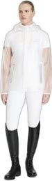 LeMieux Wasserdichte Damen Wettkampfjacke Transparent Weiß Größe S – Bild 1 von 1