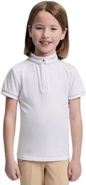 Produktbild von LeMieux Wettkampf-Polo Reitshirt für Kinder in Weiß oder Rosa Größe 5/6 Jahre