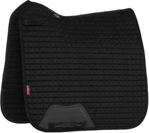 LeMieux Wildleder Dressur Schabracke Chili Red Größe L – Bild 1 von 4