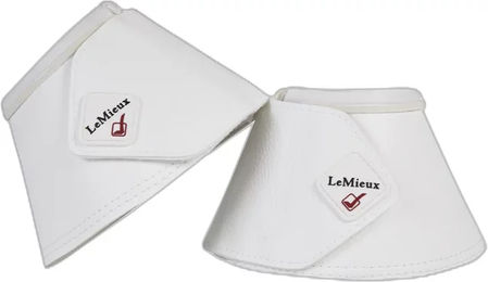LeMieux WrapRound Hufglocken aus Kunstleder für Pferde Weiß Größe L - 1 Stk. – Bild 1 von 6