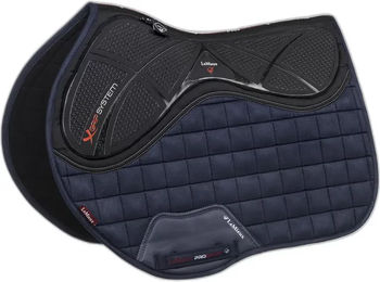 LeMieux X-Grip Silicone EuroJump Schabracke für Pferde Navy Blau Grösse L – Bild 1 von 7