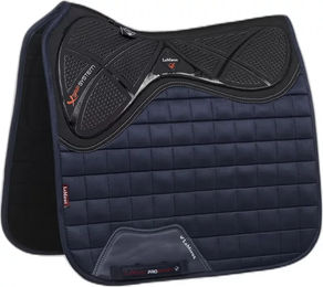 LeMieux X-Grip Silikon Dressurschabracke für Pferde Blau Large – Bild 1 von 4