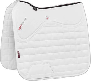 LeMieux X-Grip Silikon Dressurschabracke Sattelauflage Weiß Größe L – Bild 1 von 2
