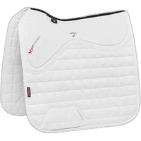 Produktbild von LeMieux X-Grip Silikon Dressurschabracke Sattelauflage Weiß Größe L