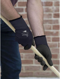 LeMieux Yardmaster Thermo-Arbeitshandschuhe wasserdicht mit Fleece-Innenfutter Blau XL – Bild 1 von 4