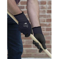 Produktbild von LeMieux Yardmaster Thermo-Arbeitshandschuhe wasserdicht mit Fleece-Innenfutter Blau XL