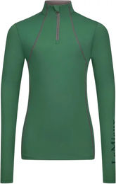 Produktbild von LeMieux Young Rider Base Langarmshirt für Mädchen in Grün für 9/10 Jahre