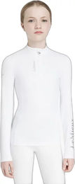 LeMieux Young Rider Classique Reitshirt für Kinder langarm Weiß 11-12 Jahre – Bild 1 von 2