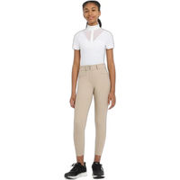 Produktbild von LeMieux Young Rider Izzy Vollbesatzreithose für Kinder mit Silikon-Griff in Beige 11-12 Jahre