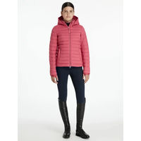 Produktbild von LeMieux Young Rider Ruby Daunenjacke für Mädchen wasserabweisend Cranberry 9-10 Jahre