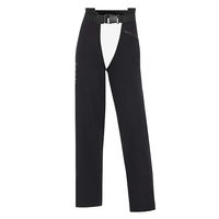 Produktbild von LeMieux Young Rider Stormwear Chaps für Kinder mit Thermo-Fleece-Futter und Silikon-Kniegriff wasserdicht Schwarz 9-10 Jahre