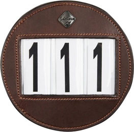 LeMieux Zahlenhalter für Trensen aus Leder in Schwarz Einheitsgröße – Bild 1 von 2