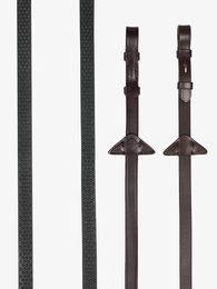LeMieux Zügel Soft Rubber Classic in Black/Havana Full – Bild 1 von 1