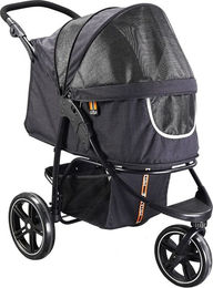 Lemodo Hundebuggy Cooper Haustier Buggy Schwarz bis 32 kg faltbar – Bild 1 von 6