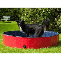 Produktbild von Lemodo Hundepool Planschbecken Größe L Rot 120 cm waterproof - 120 cm