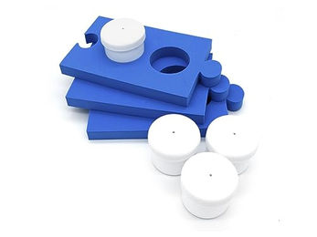 Lemodo Intelligenzspielzeug Schnüffelset für Hunde mit 4 Dosen aus Kunststoff in Blau – Bild 1 von 7