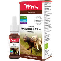 Produktbild von Lemon Pharma Bachblüten Tropfen Aggressivität für Hunde und Katzen 20 ml Bio & Vegan