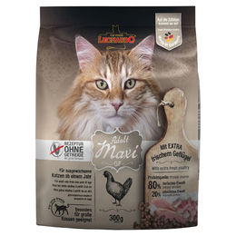 Leonardo Adult GF Maxi Katzen Trockenfutter Geflügel Getreidefrei 300g - 300 g – Bild 1 von 6