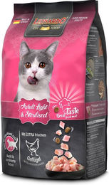 Leonardo Adult Light & Sterilised Katzenfutter Trockenfutter mit frischem Geflügel 300g - 2 x 300 g – Bild 1 von 7