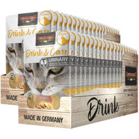 Produktbild von Leonardo Catfood Drink Care Urinary Nassfutter für erwachsene Katzen mit Huhn 2x20x40g