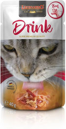 Produktbild von Leonardo Drink Rind Suppe und Drink für Katzen 10x40g
