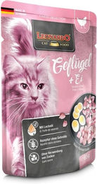 Leonardo Finest Selection Katzen Nassfutter Geflügel und Rind mit Ei getreidefrei 16x85g - 16 x 85 g – Bild 1 von 10