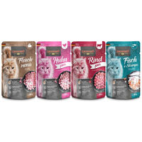Produktbild von Leonardo Finest Selection Mixpaket für Katzen Adult 64x85g