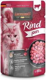 Produktbild von Leonardo Finest Selection Nassentrinkfutter Rind 32x85g
